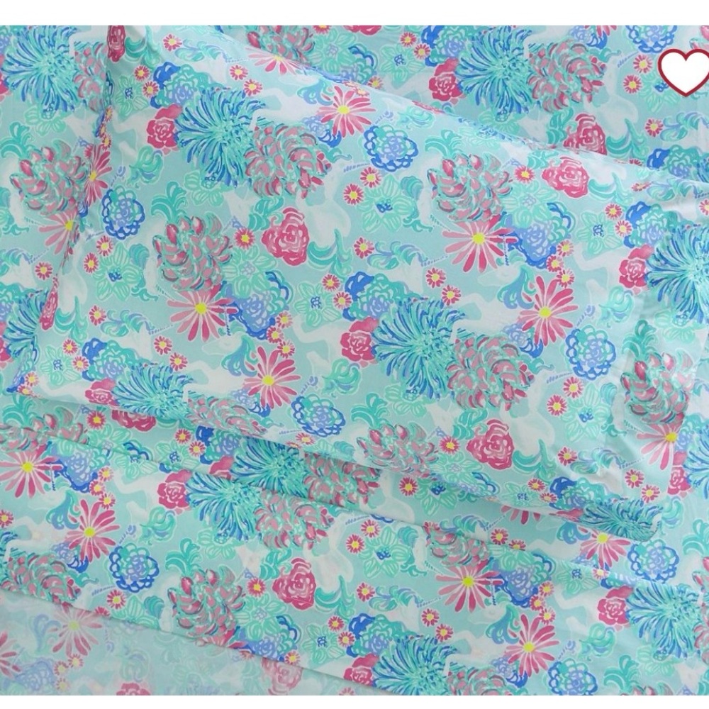 Pottery Barn Kids Lilly Pulitzer twin sheet set
